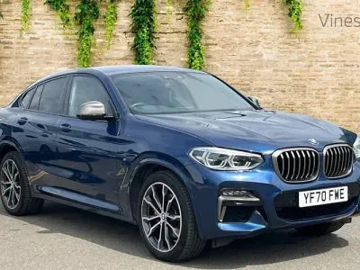 Used BMW X4 Shadowline 326 HP (239 kW) 2020 Blue SUV
