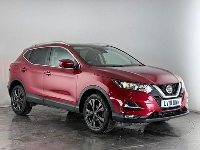 Red Used 2018 Nissan Qashqai N-Connecta SUV | £12,400 (Good price)
