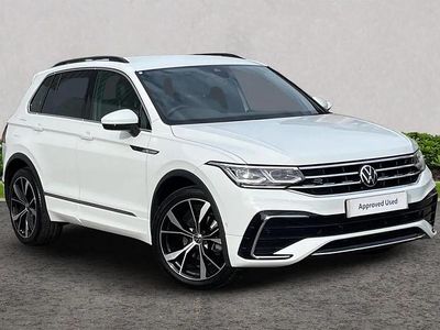 White Used 2023 VW Tiguan R-line SUV | £25,495 (Fair price)