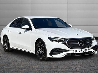Begagnad Mercedes E220 AMG Line Premium 197 HK (144 kW) 2025 Vit Sedan