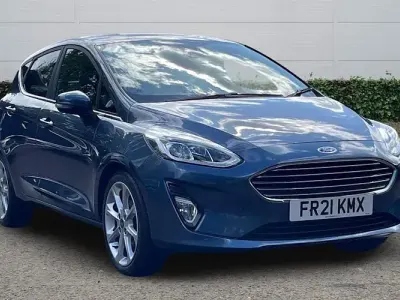 Used Ford Fiesta Titanium X 125 HP (91 kW) 2021 Blue Hatchback