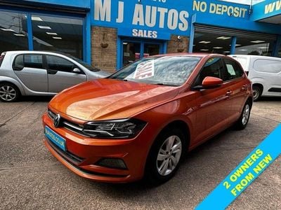 Used VW Polo SE 95 HP (69 kW) 2018 Orange Hatchback
