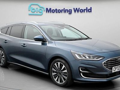 Begagnad Ford Focus Titanium 155 HK (114 kW) 2022 Blå Kombi