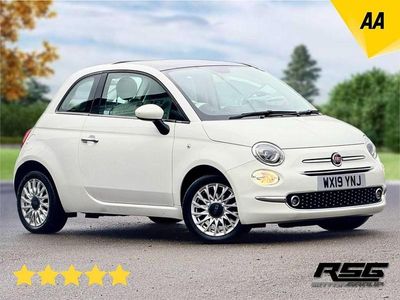 White Used 2019 Fiat 500 Lounge Hatchback | £5,395 (Fair price)