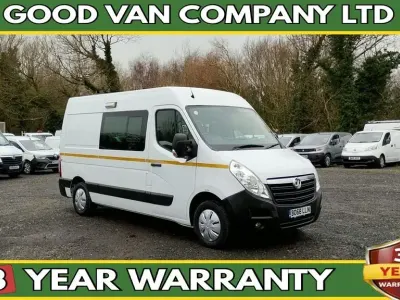 Begagnad Vauxhall Movano 130 HK (95 kW) 2019 Vit Minibuss