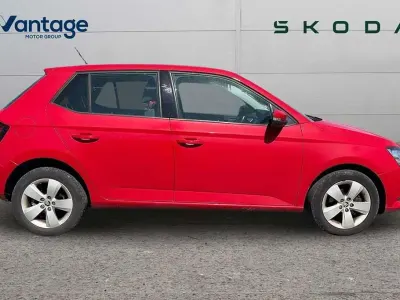 Used Skoda Fabia SE 94 HP (69 kW) 2017 Corrida red Hatchback