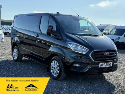 Used Ford Transit Custom Limited 130 HP (95 kW) 2023 Black Van