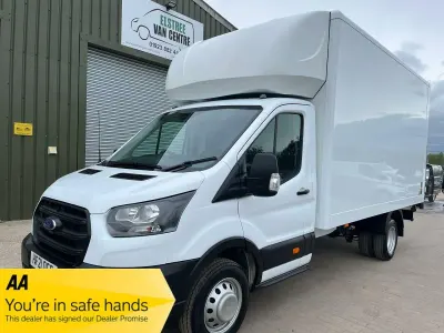 Used Ford Transit S 130 HP (95 kW) 2021 White Cabriolet