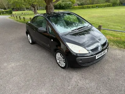 Used Mitsubishi Colt 107 HP (78 kW) 2008 Black Cabriolet