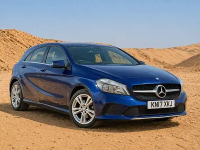 Begagnad Mercedes A180 109 HK (80 kW) 2017 Blå Halvkombi