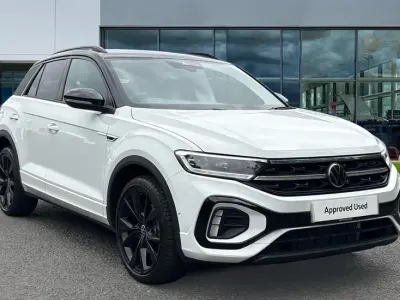 Used VW T-Roc Black Edition 150 HP (110 kW) 2026 Pure white / black SUV