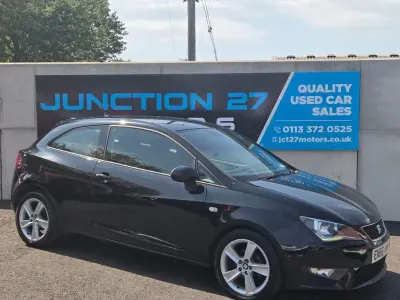 Used Seat Ibiza FR 90 HP (66 kW) 2017 Black Coupe