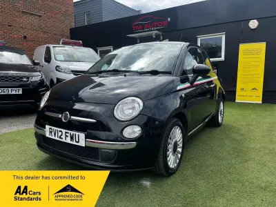 Used Fiat 500 Lounge 69 HP (50 kW) 2012 Black Hatchback