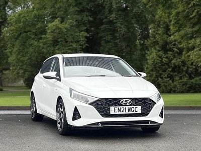 White Used 2021 Hyundai i20 Premium Hatchback | £10,895 (Fair price)