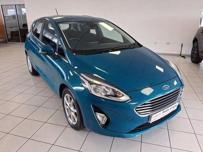 Used Ford Fiesta Zetec 100 HP (73 kW) 2018 Blue Hatchback