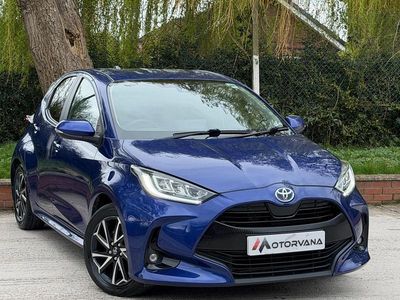Used Toyota Yaris Hybrid Design 2022 Blue Hatchback