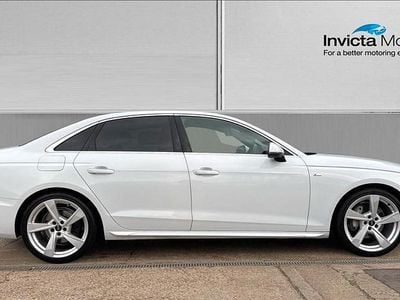 Used Audi A4 S-Line 204 HP (150 kW) 2022 White Sedan