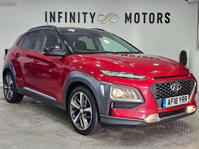 Red Used 2018 Hyundai Kona Premium SUV | £7,650 (Expensive)