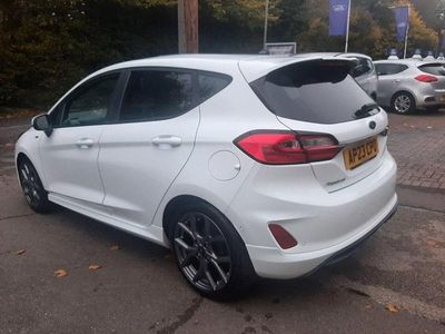 Used Ford Fiesta ST-Line 100 HP (73 kW) 2023 Frozen white Hatchback