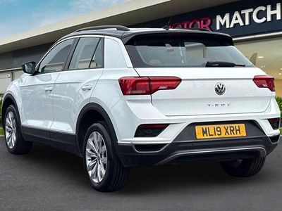 Used VW T-Roc SE 150 HP (110 kW) 2019 White SUV