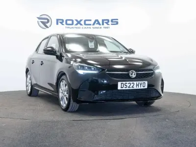Used Vauxhall Corsa Edition 75 HP (55 kW) 2022 Black Hatchback