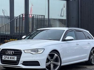 Used Audi A6 Black Edition 190 HP (139 kW) 2014 White Estate