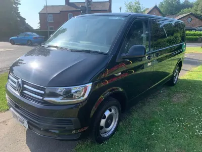 Used VW T6 SE 150 HP (110 kW) 2018 Black Van