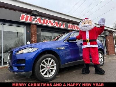 Blue Used 2017 Jaguar F-Pace Prestige SUV | £9,500 (Fair price)