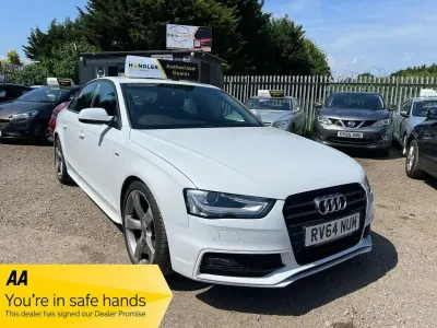 Used Audi A4 S-Line 170 HP (125 kW) 2014 White Sedan