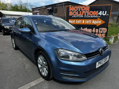 Used VW Golf VII SE 2013 Blue Hatchback