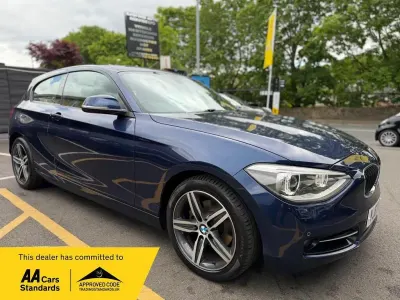 Used BMW 120 Sport Line 2013 Blue Hatchback