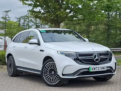 Käytetty Mercedes EQC400 AMG Line Premium 300 kW (408 HP) 2023 Valkoinen Katumaasturi