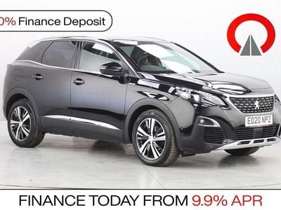 Used Peugeot 3008 GT-line 130 HP (95 kW) 2020 Black SUV