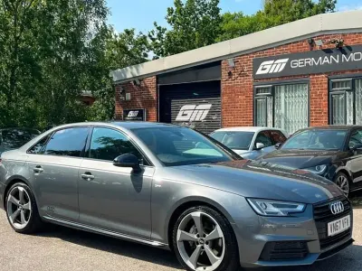 Used Audi A4 Black Edition 150 HP (110 kW) 2017 Grey Sedan