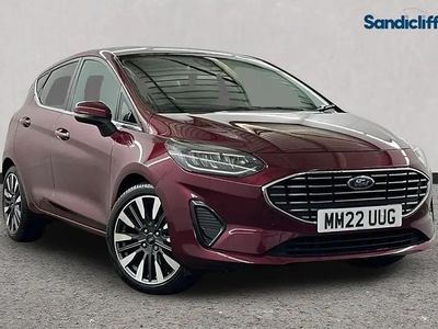 Red Used 2021 Ford Fiesta Titanium Hatchback | £12,863 (A bit pricey)