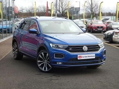 Used VW T-Roc R-line 113 HP (83 kW) 2019 Blue SUV