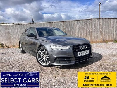 Used Audi A6 Black Edition 272 HP (200 kW) 2018 Grey Estate