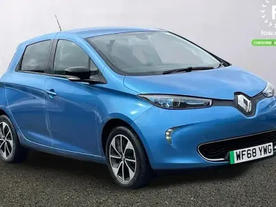Used Renault Zoe Dynamique 80 kW (109 HP) 2018 Blue Hatchback