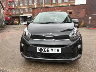 Used Kia Picanto 66 HP (48 kW) 2018 Black Hatchback