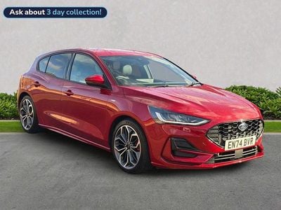 Red Used 2025 Ford Focus ST-Line X Hatchback | £20,799 (Fair price)