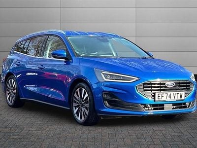 Used Ford Focus Titanium X 125 HP (91 kW) 2024 Desert island blue Estate