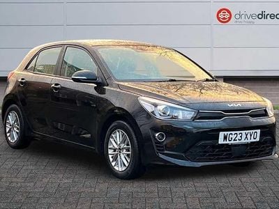Used Kia Rio 83 HP (61 kW) 2023 Black Hatchback