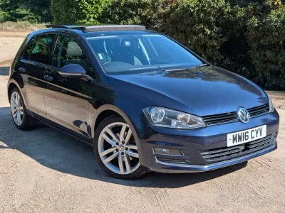 Used VW Golf VII GT 2016 Blue Hatchback