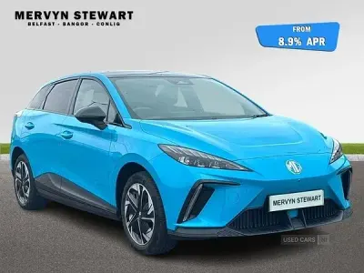 Used MG MG4 EV Trophy 150 kW (204 HP) 2023 Blue Hatchback