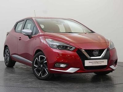 Used Nissan Micra Acenta 91 HP (66 kW) 2021 Red Hatchback