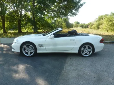 Used Mercedes SL350 2010 White Cabriolet