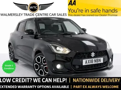 Begagnad Suzuki Swift Sport 140 HK (102 kW) 2018 Svart Halvkombi