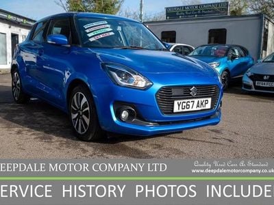 Used Suzuki Swift SZ5 2017 Blue Hatchback