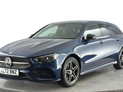 Blue Used 2022 Mercedes CLA250e Shooting Brake AMG Line Premium Estate | £18,300 (Fair price)