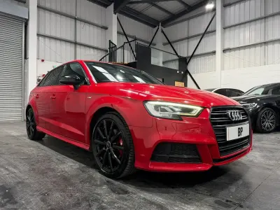 Used Audi A3 Sportback Black Edition 2019 Red Hatchback